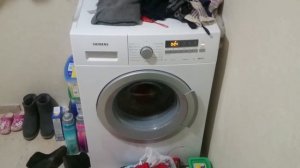 Стиральная машина Siemens. Отжим без вибрации.