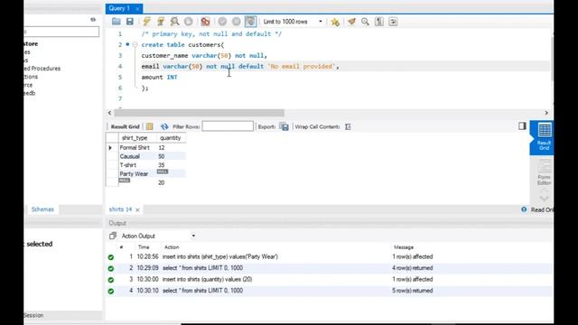 Customers table | MySQL in Kannada #11