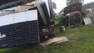 Замена медного радиатора на алюминиевый Маз Зубренок (4370)