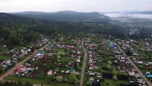 Полет над п.Большой речка Иркутская область