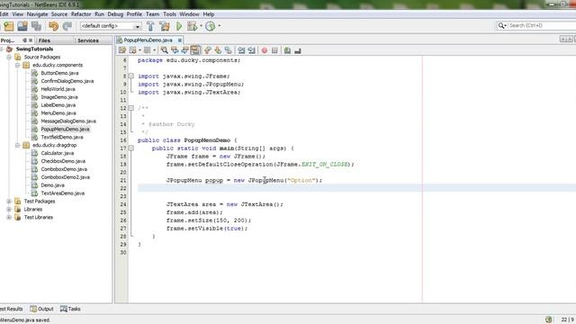Bài 25 Java Swing Popup Menu смотреть онлайн