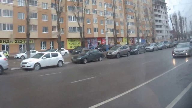 . Воронеж. Левый берег- Правый берег- Вокзал- Поездка на автобусе смотреть онлайн