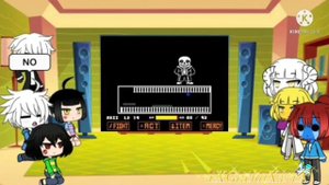 Undertale react to .... part 3 ( sans fight survival mostly sans)