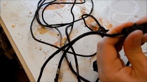 реставрация проводки опций мерседес W124 проводка откидных подголовников.