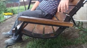 Красивые качели своими руками