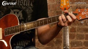 Обзор гитар Crafter от Деймона Джонсона | Гибридная гитара (SAT серия)