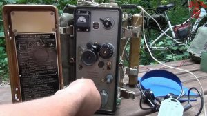 Советские радиостанции: Р-105М. Soviet military radio: R-105M