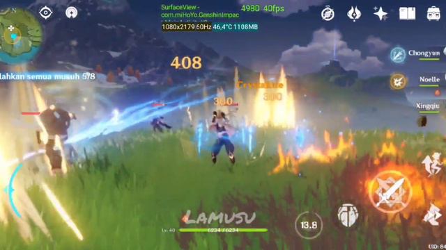 Genshin impact on poco x3 pro | medium 60 fps | miui 12.5.1 смотреть онлайн