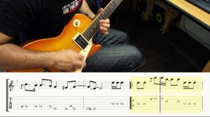 Animals - Maroon 5 Electric Guitar cover melody Tabs