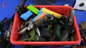 Toys Gun ! Box of Toy Guns - Realistic Toy Gun ! Airsoft,Nerf,Soft Bullet