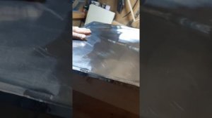 крышка улья обита фольгой