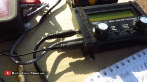 QRP CW на EH-антенну в парке // 5 мая 2023 года