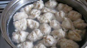 Куриные клецки