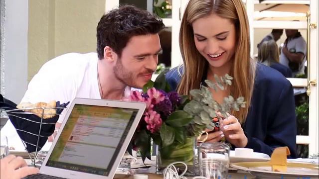 Lily James and Richard Madden