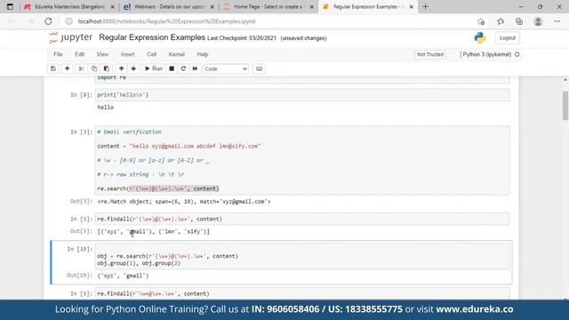 Learn Python RegEx in 60 Minutes | Regular Expressions | Python Training | Edureka | Python Live -