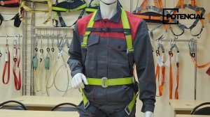 Страховочная привязь с  поясом и с тремя точками крепления СП-03