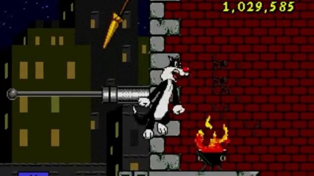 Видеопрохождение и обзор Sylvester&Tweety In Cagey Capers(Сильвестр и Твити)Sega,Genesis