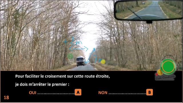 ✅Test code de la route 2023 #23 Permis de conduire смотреть онлайн