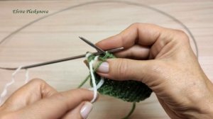 Ленивый жаккард, еще один красивый узор спицами.