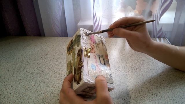 Шкатулка. Декор заготовки. смотреть онлайн