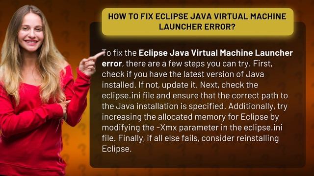 How to fix Eclipse Java Virtual Machine Launcher error? смотреть онлайн