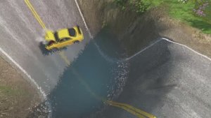 Тачки против Гигантской Ямы #1 - BeamNG Drive ТОП 5