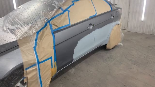 Mitsubishi Lancer X покраска бамперов и кузова! смотреть онлайн