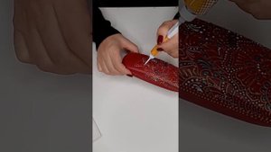 Точечная роспись акриловыми красками