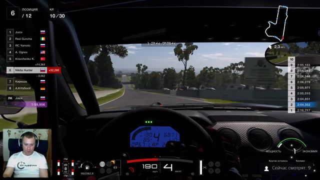 7-ой Этап Mount Panorama Чемпионата GT TusoVKa в классе GT3 группа Б смотреть онлайн