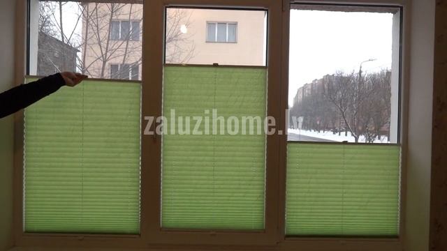 Plisētas žalūzijas / Жалюзи плиссе