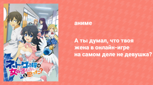 А ты думал, что твоя жена в онлайн-игре на самом деле не девушка? 1 сезон 2 серия (аниме, 2016)