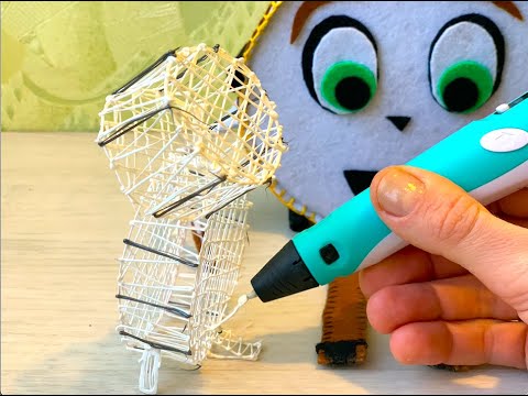 Лепим барабаны 3D-ручкой!! смотреть онлайн