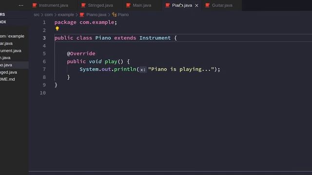Abstract Classes in Java