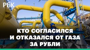 Какие страны согласились и отказались платить в рублях за российский газ