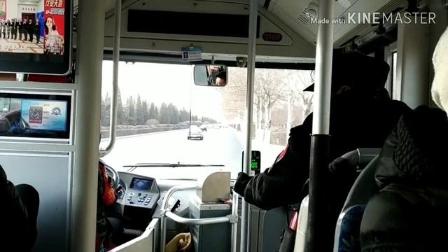 Жизнь в Китае. Транспорт Китая. Автобус в Китае. Баотоу.