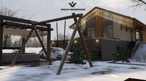 Проект дома на участке с уклоном