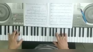 Разбор Под небом Парижа на синтезаторе 2 часть