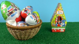 12 Киндер Сюрприз Яиц Пасхальная Коллекция 12 Kinder Surprise Eggs Easter Collection Unboxing 