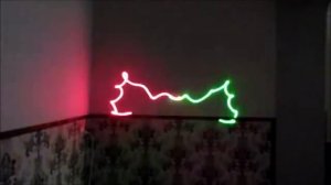 Лазер Big dipper k800. Хороший графический лазерный проектор