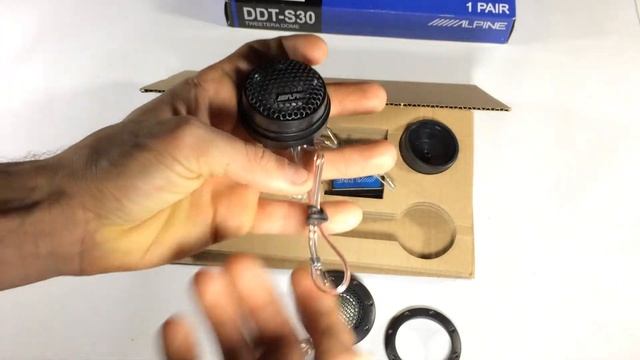 Автомобильные колонки-пищалки  ALPINE DDT-S30 Обзор Распаковка