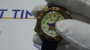 Видео обзор механических часов Восток Командирские 2414 (539295)