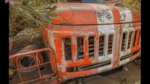 В кустах бывшего советского завода были найдены пожарные машины ЗиЛ