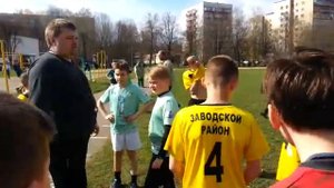 Кожаный мяч. Соревнование по футболу финал СШ 120 - Сборная Заводского района. U10-U11. (С) UNOSTMK
