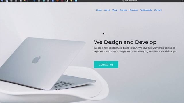 Верстка меню навигации (HTML+CSS).
