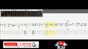 Bourrée in E minor tablaturas Leopold Mozart descargar guitar tabs tutorial