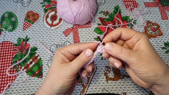 лицевые и изнаночные петли классическим способом