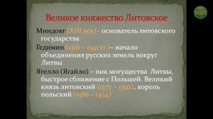 Русские земли в XII -- XV вв.