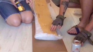 Мягкое изголовье кровати своими руками. Переделка.