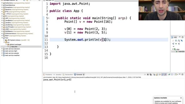 JAVA: Definizione ed utilizzo di array (M2-E04) смотреть онлайн
