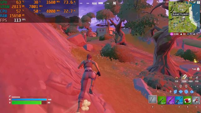 Fortnite ~ RTX 3060 Ti ~ Ryzen 7 2700x ~ FPS TEST ~ 1080p смотреть онлайн